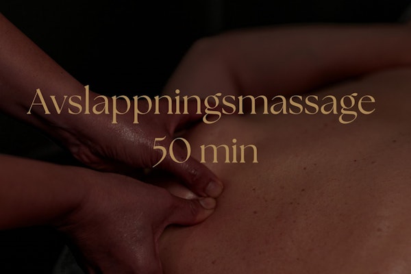 Avslappningsmassage 50 min