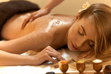 Elemis Salt Scrub & Massage - Monday - Thursday ( 60 minutes )