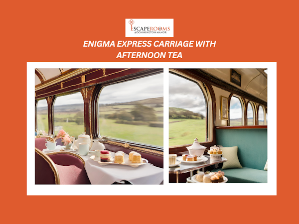 2 Persons - Enigma Express Carriage with Afternoon Tea