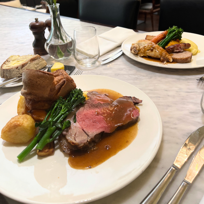 3 Course Sunday Lunch for One