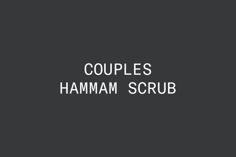 Couples Hammam Scrub