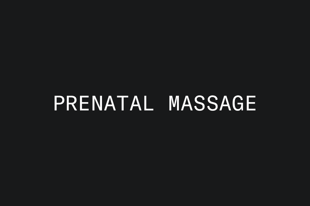 Prenatal Massage