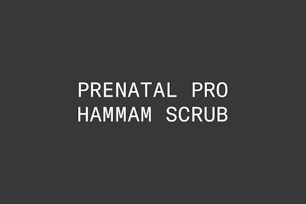 Prenatal Pro Hammam Scrub