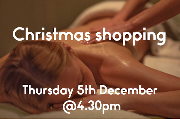 Cowshed Spa Christmas Shopping Evening