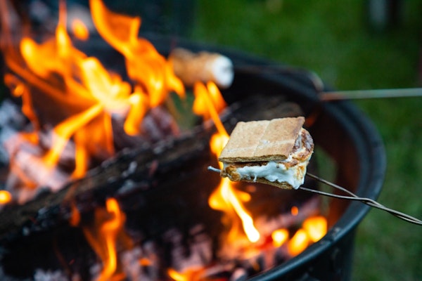 I hour sausages and S'mores