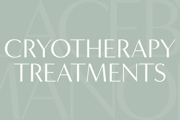 Book a Cryo Treatment