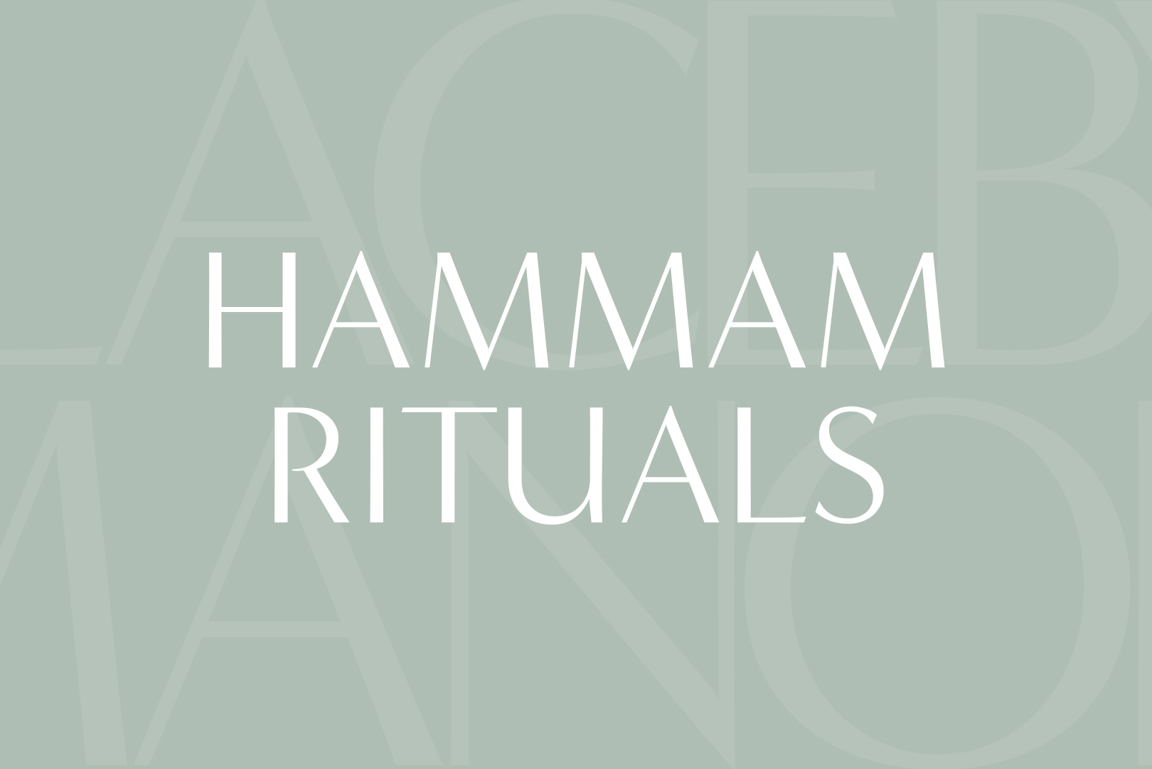 Book a Hammam Treatment