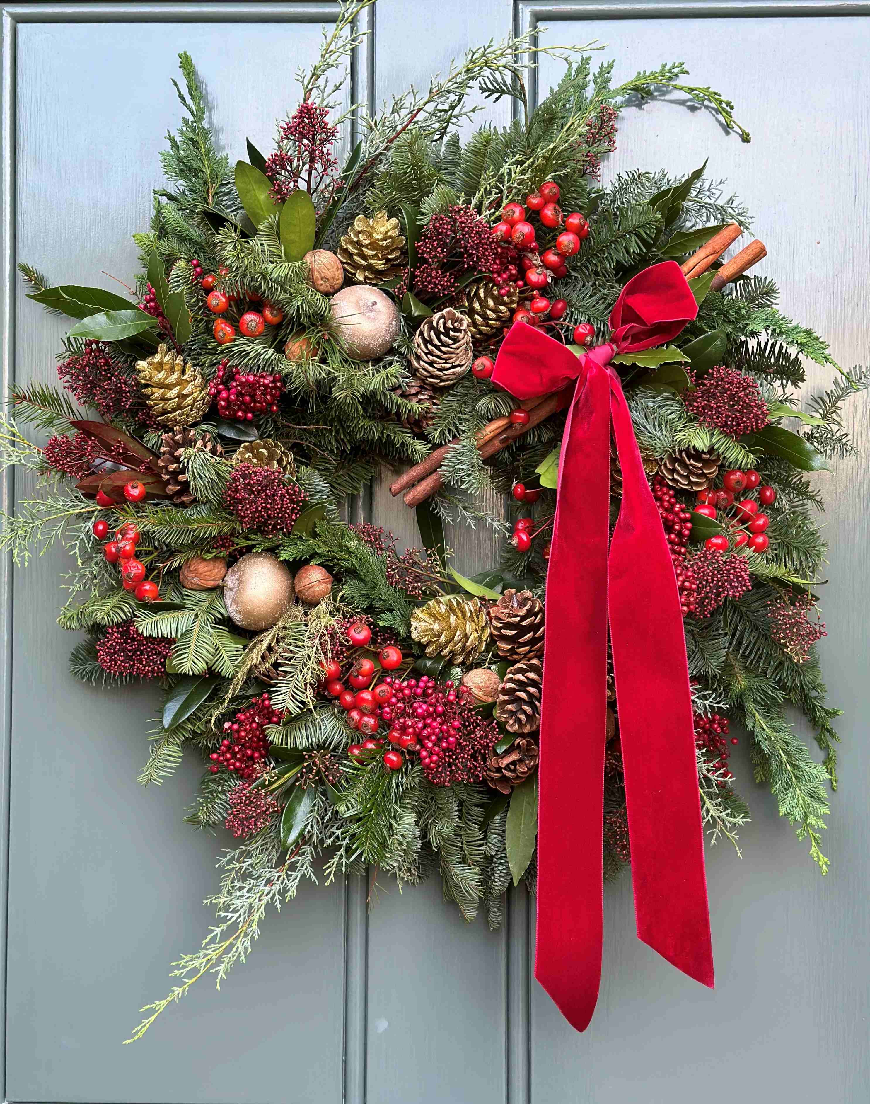 Re-Create: Christmas wreath making at Lime Wood