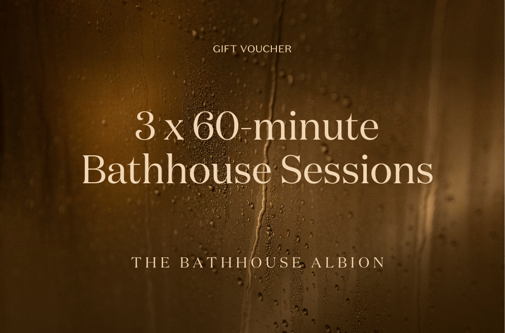 Gift | 3x 60-minute Bathhouse Session Bundle