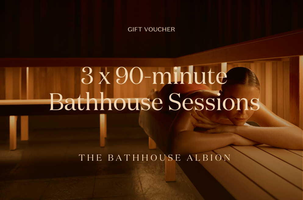 Gift | 3x 90-minute Bathhouse Session Bundle