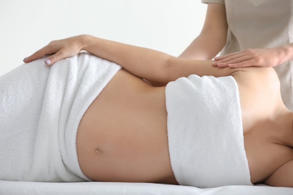 Pregnancy Back Massage