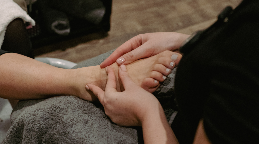 Gel Prep and Polish Pedicure