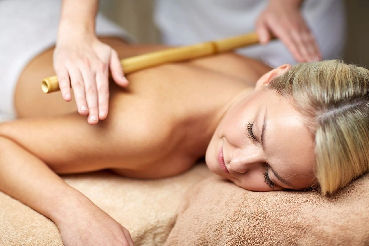 Heated Bamboo Full Body Massage
