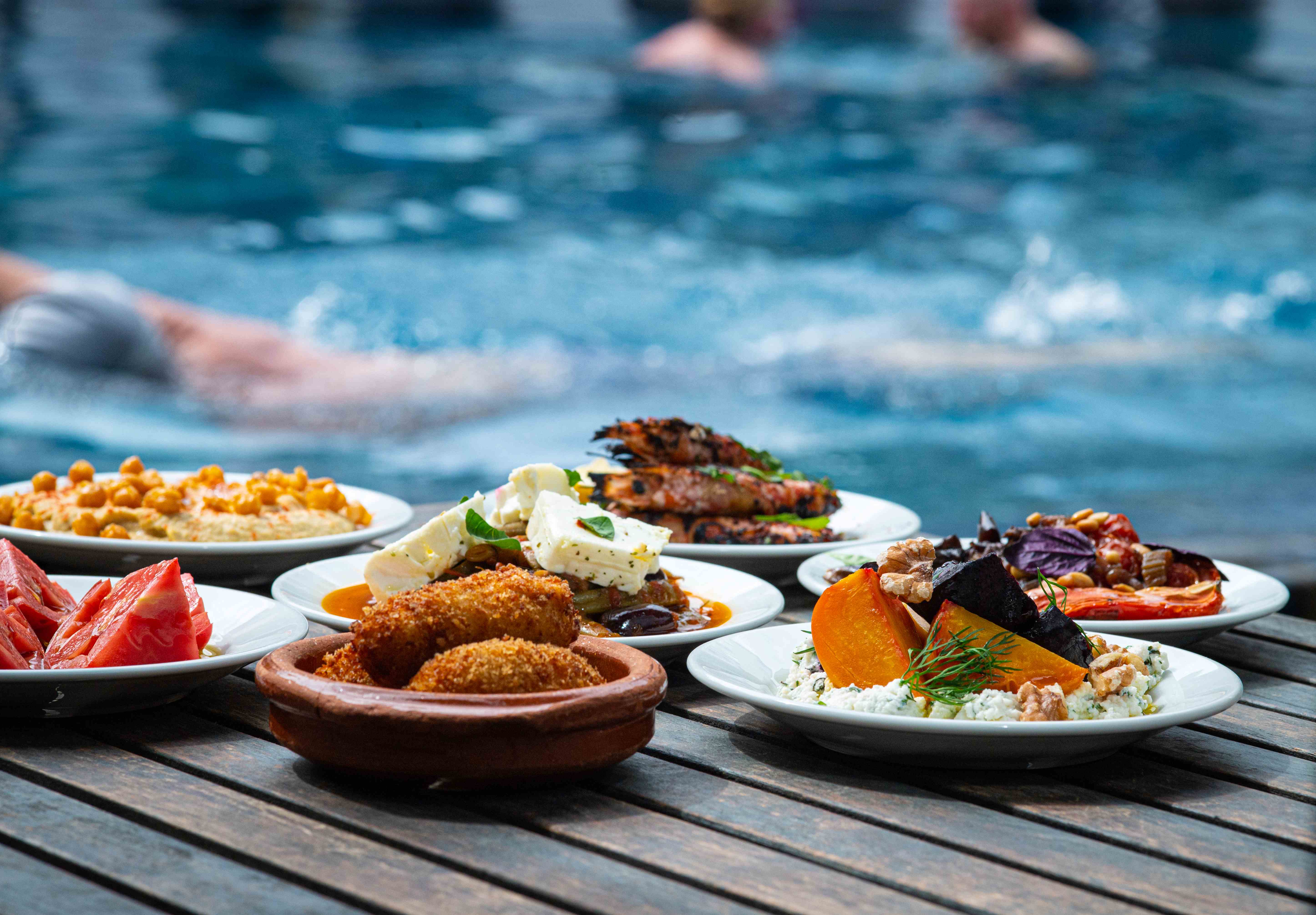 Swim, Massage, Meal (Monday - Thursday)