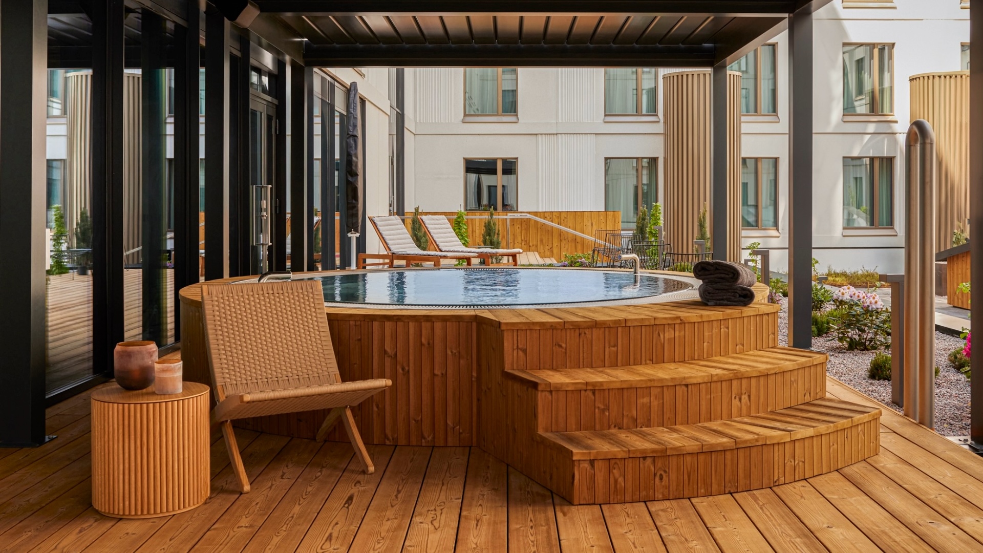 Spa access for the guests outside the hotel