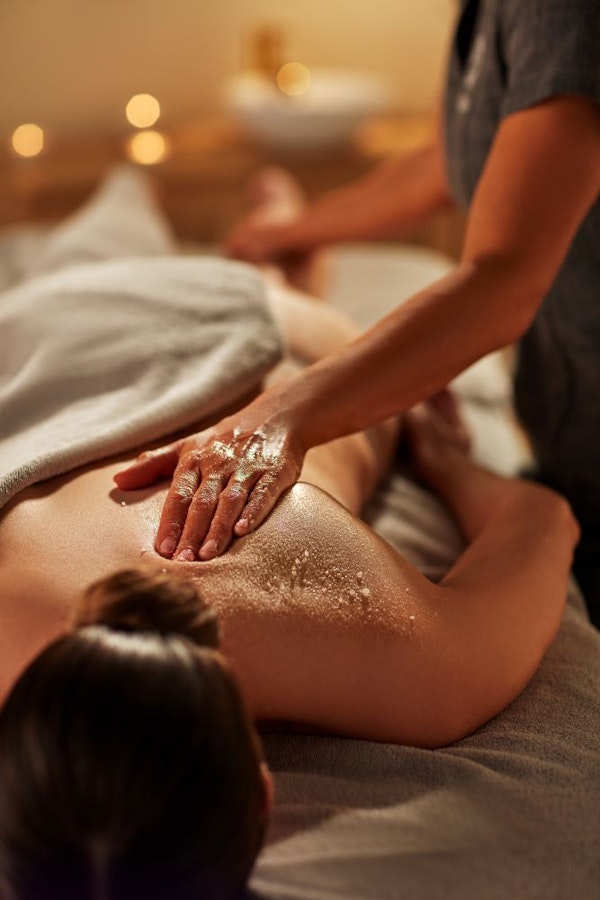 Exfoliation, Body and Scalp Massage