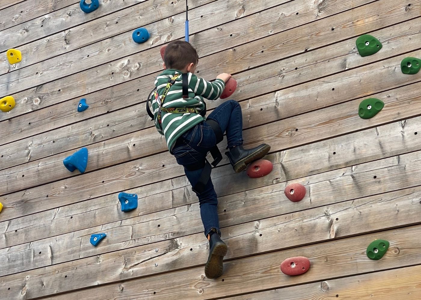 Child Climbing Wall & Zip Line Experience