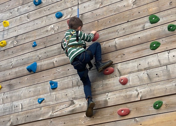 Child Climbing Wall & Zip Line Experience