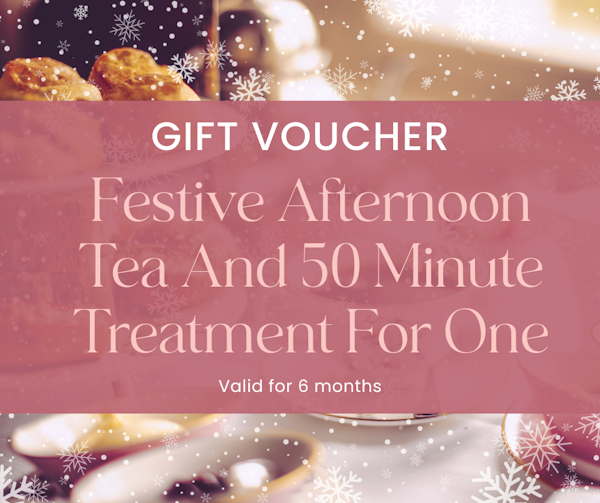 Festive Afternoon Tea And 50 Minute Treatment For One