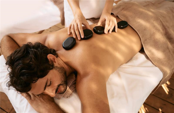 Hot stone massage