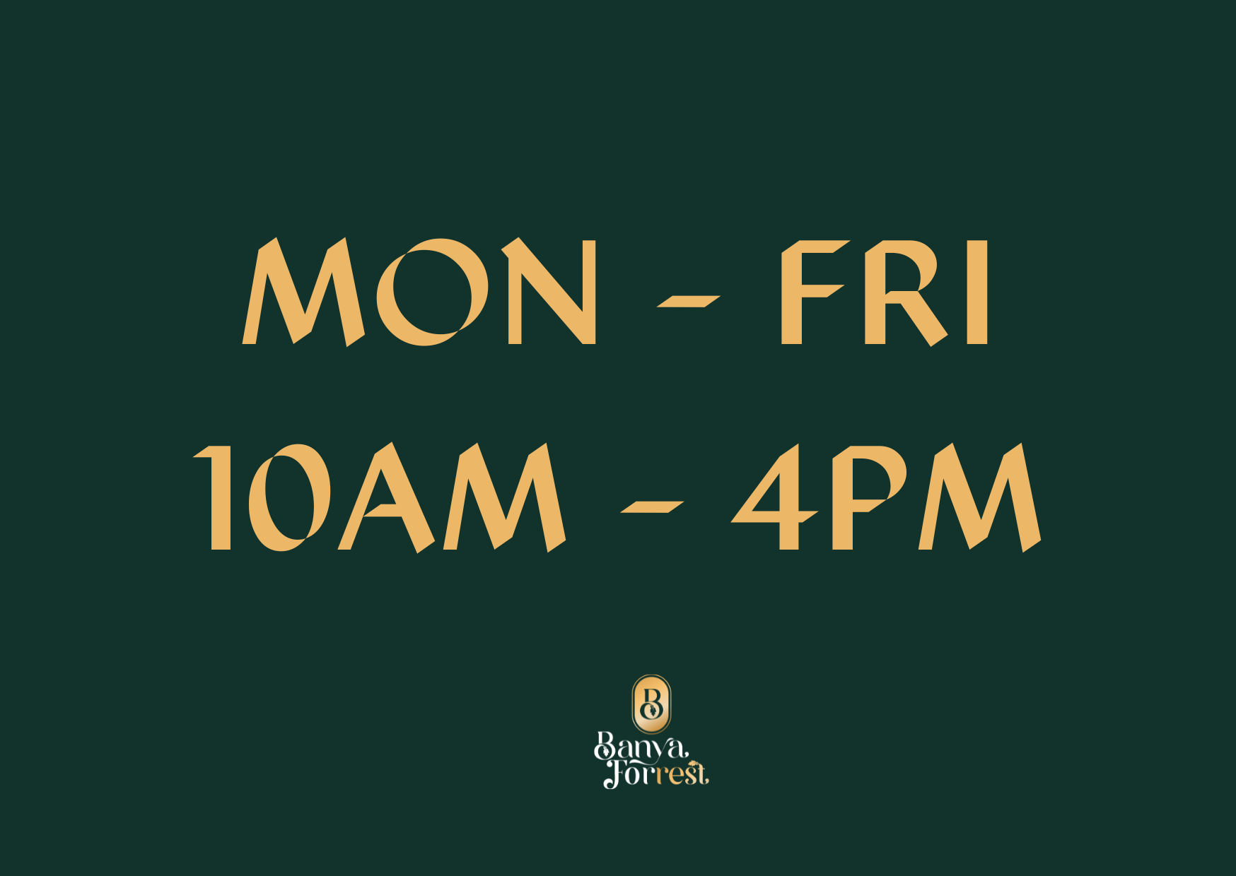 MONDAY TO FRIDAY ENTRY (10AM - 4PM)