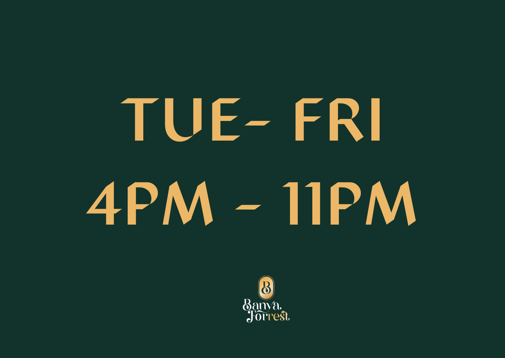 TUESDAY TO FRIDAY ENTRY (4PM - 11PM)