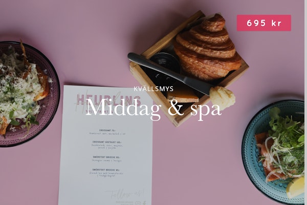 Kvällsmys med Spa & Middag på Heurlins